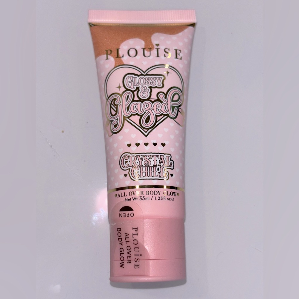 PLOUISE Glossy & Glazed All Over Body Glow (Crystal Chill), NEW